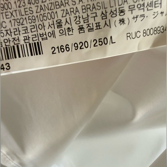 Zara NWOT Gold Button Up - Picture 6 of 8